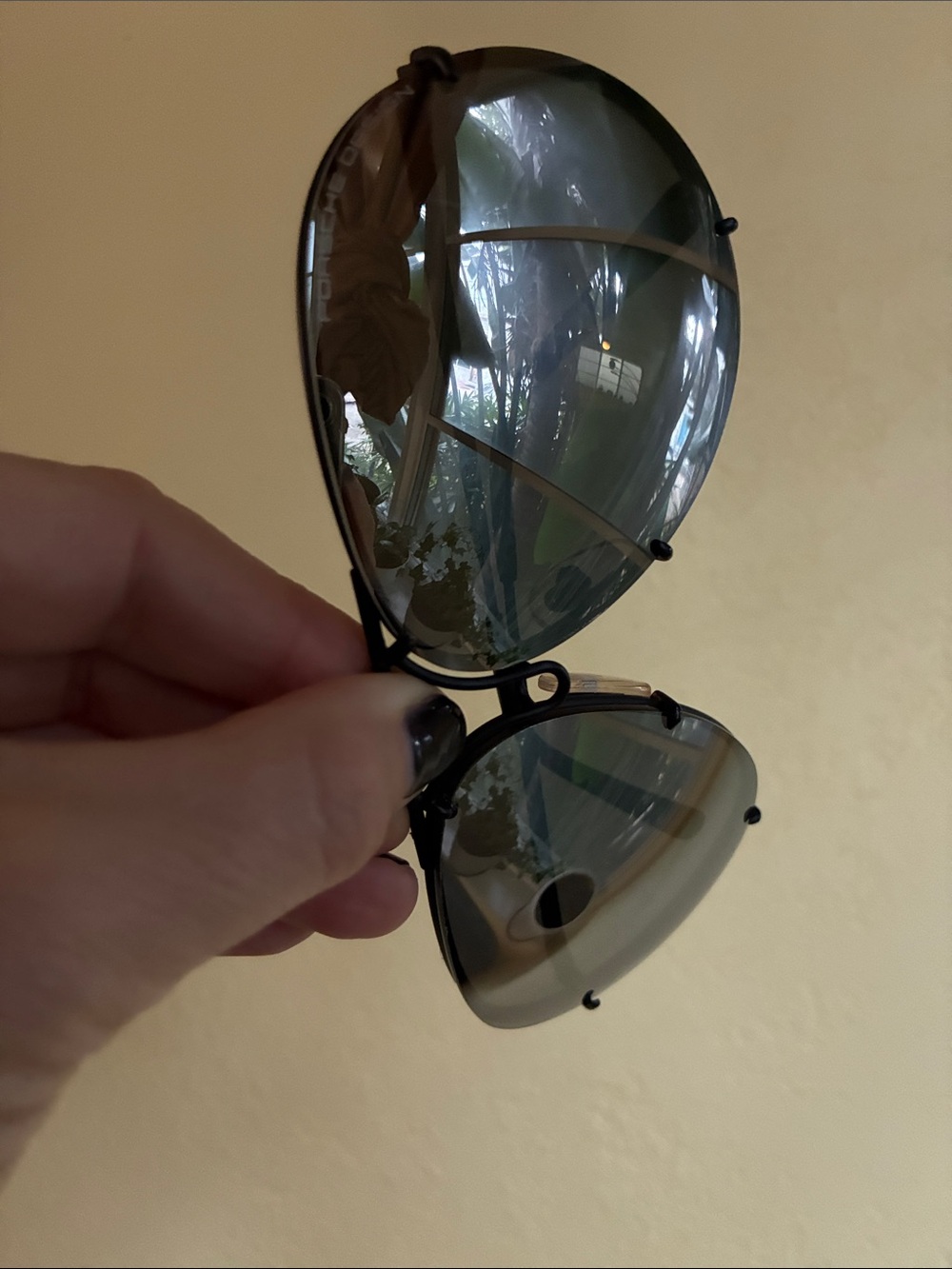 Porsche Design Men’s Black Frame Sunglasses with Mirrored Lenses - Picture 8 of 8